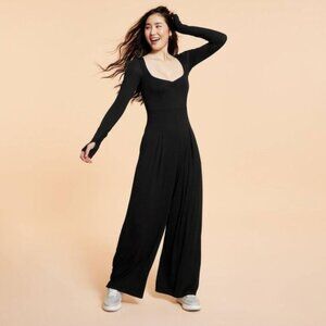 Blogilates  Women's Sweetheart Wide-Leg Jumpsuit